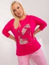 Bluzka-RV-BZ-8983.07-fuksjowy rozmiar - ONE SIZE