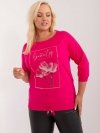 Bluzka-RV-BZ-8984.31-fuksjowy rozmiar - ONE SIZE