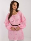 Bluzka-LK-BZ-509747.80-różowy rozmiar - L/XL
