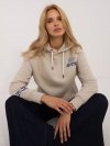 Bluza-D10600T02420I-jasny beżowy rozmiar - S