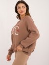 Bluza-EM-BL-857.88-brązowy rozmiar - ONE SIZE