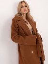 Płaszcz-LK-PL-509786.99-jasny brązowy rozmiar - L/XL
