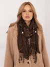 Szalik-AT-SZ-0247.83P-brązowy rozmiar - ONE SIZE