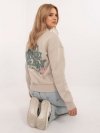 Bluza-D10600T02568G-beżowy rozmiar - L