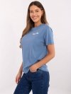 T-shirt-D12022AC02645G-ciemny niebieski rozmiar - XL