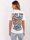 T-shirt-D12022AC02645E-biały rozmiar - M