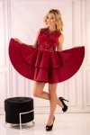 Sukienka Karieela Wine Red 90543 rozmiar - S