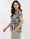 Bluzka-D73771M11171D-khaki rozmiar - XL