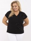 Bluzka-RV-BZ-A542.12P-czarny rozmiar - ONE SIZE