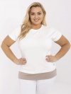 Bluzka-RV-BZ-A625.84-ecru rozmiar - ONE SIZE