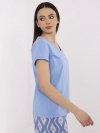 T-shirt-CLM-TS-1639.12-niebieski rozmiar - L