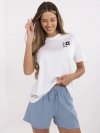 T-shirt-D12022AC02705A-biało-niebieski rozmiar - L