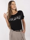 T-shirt-D12100M02737A-czarny rozmiar - XXL