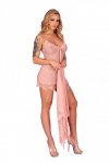 Zmyslowa Koszulka Damska Hyeona Pink Różowy LivCo Corsetti Fashion rozmiar - M