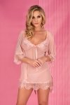 Zmyslowa Koszulka Damska Hyeona Pink Różowy LivCo Corsetti Fashion rozmiar - M