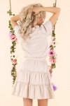Sukienka Ragominam Beige D87 rozmiar - M
