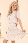 Sukienka Ragominam Beige D87 rozmiar - XL