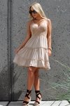 Sukienka Satrian Beige D53 rozmiar - M
