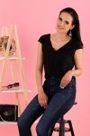 Bluzka Mene Black B48 rozmiar - S