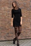 Rajstopy Linanam 30 DEN Black Czarny LivCo Corsetti Fashion rozmiar - 3