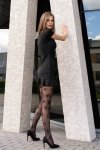 Rajstopy Linanam 30 DEN Black Czarny LivCo Corsetti Fashion rozmiar - 3