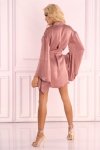 Szlafrok Faomi LC 90594 Kaschmir Collection Pink Różowy LivCo Corsetti Fashion rozmiar - L/XL
