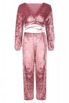 Zmysłowy komplet Setisa różowy / pink LivCo Corsetti Fashion rozmiar - L/XL