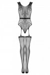 Bodystoking Nustola Black Czarny LivCo Corsetti Fashion  rozmiar - S/L
