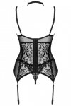 Gorset Giellandra Black Czarny For The Senses Collection LivCo Corsetti Fashion rozmiar - S/M
