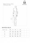 Bohoola Blue/Niebieskie jeansowe spodnie rurki z wysokim stanem Merribel rozmiar - S