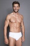 Slipy Iron Briefs Białe