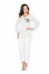 Bluzka Model M156 Beige - Figl