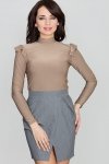 Bluzka Model K438 Beige - Katrus Hurtownia odzieży on-line, moda damska, bielizna i obuwie dla kobiet - Matterhorn.pl