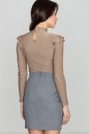 Bluzka Model K438 Beige - Katrus Hurtownia odzieży on-line, moda damska, bielizna i obuwie dla kobiet - Matterhorn.pl