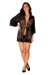 Peniuar Model Allunes Black - Obsessive