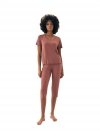 Esotiq-Henderson Piżama damska Noves 43023 mauve