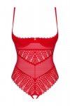 Obsessive Body otwarte Ingridia czerwone