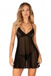 Obsessive Babydoll i stringi Latinesa czarne