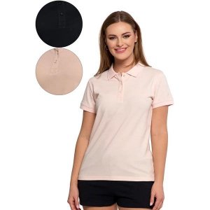 KOSZULKA POLO DAMSKA Z KOŁNIERZYKIEM OTD2500-001