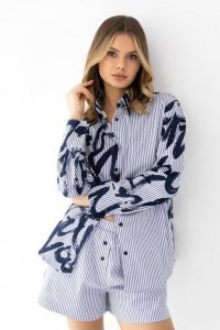 PIŻAMA HALLIE KR/R S-XL ROZPINANA