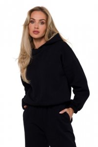 Moe M759 Bluza z kapturem - czarna