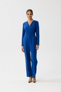 Stylove S352 Kombinezon z wiązaniem wokół talii - chabrowy