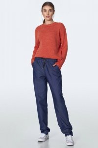 Nife Luźne spodnie jeansowe - SD50