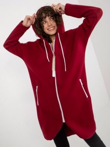 Bluza-RV-BL-4742.20P-bordowy rozmiar - S/M
