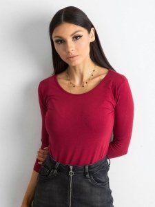 Bluzka-RV-BZ-4690.28-bordowy rozmiar - XL