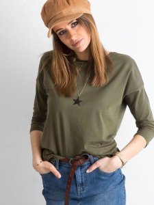 Bluzka-RV-BZ-4661.53P-khaki rozmiar - XS
