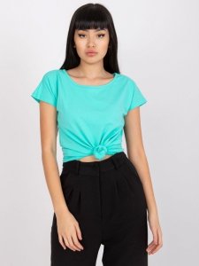 T-shirt-RV-BZ-4622.37-turkusowy rozmiar - L