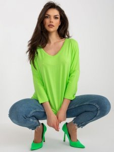 Bluzka-RV-BZ-7663.05-limonkowy rozmiar - ONE SIZE