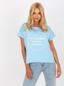 Bluzka-FA-BZ-7961.86-jasny niebieski rozmiar - ONE SIZE