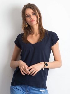 T-shirt-RV-TS-4839.10P-granatowy rozmiar - S